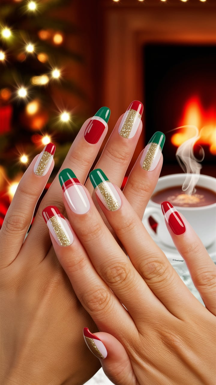 56+ Christmas Nails That Will Make Santa Take a Second Look!